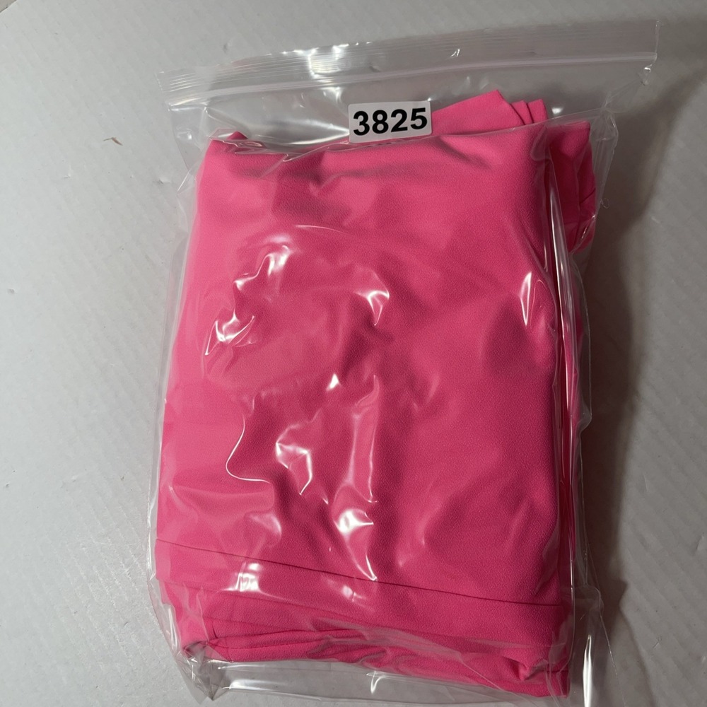 Lilly Pulitzer Sz‎ 4 Pink Off-The-Shoulder Puff Sleeve Wide Leg Jumpsuit - Picture 8 of 11
